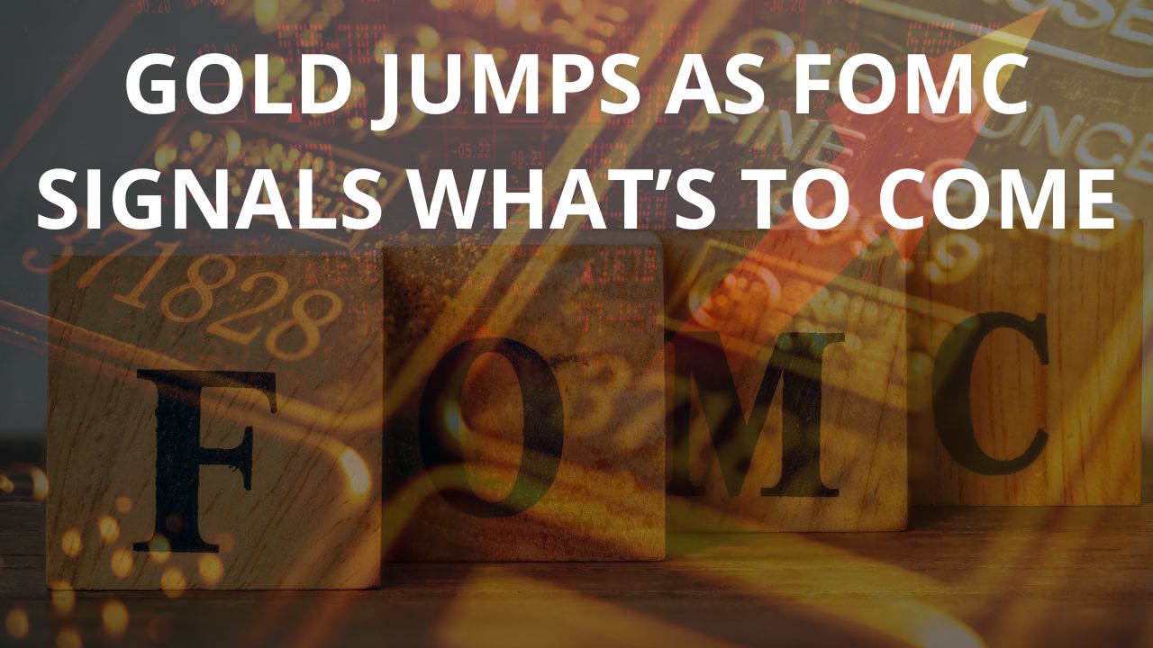 Gold Jumps As FOMC Signals What’s To Come